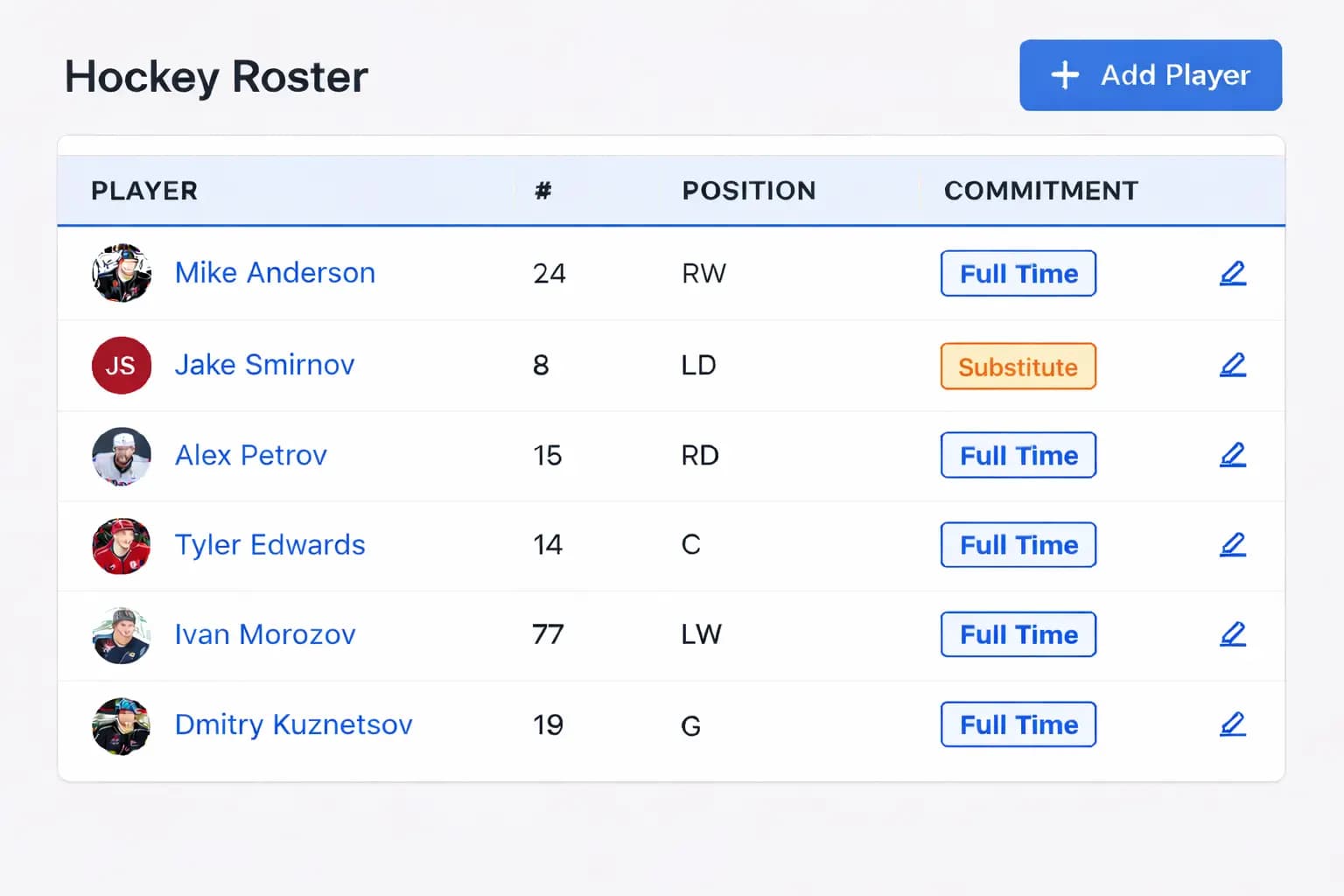 Roster Management
